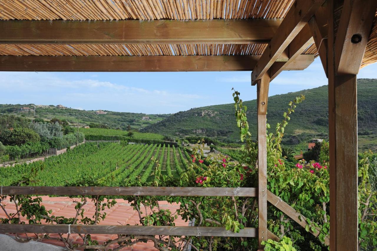 Апартаменты Casa Nel Vigneto Con Vista Mare Магомадас Экстерьер фото